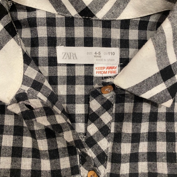 Plaid Zara dress-worn once - Picture 2 of 6